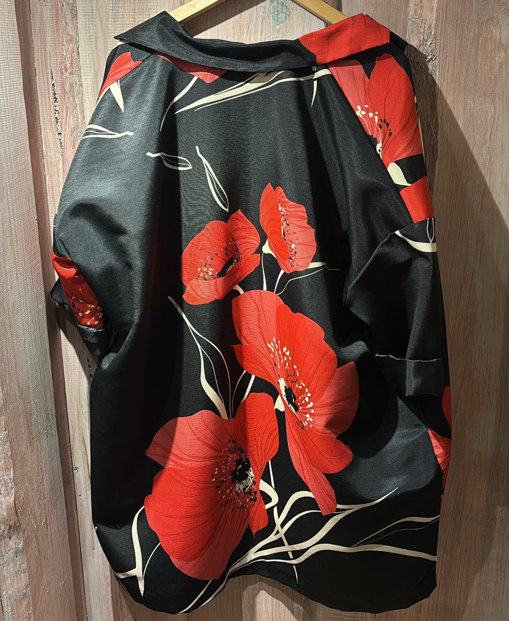 Veste Kimono "Coquelicot"