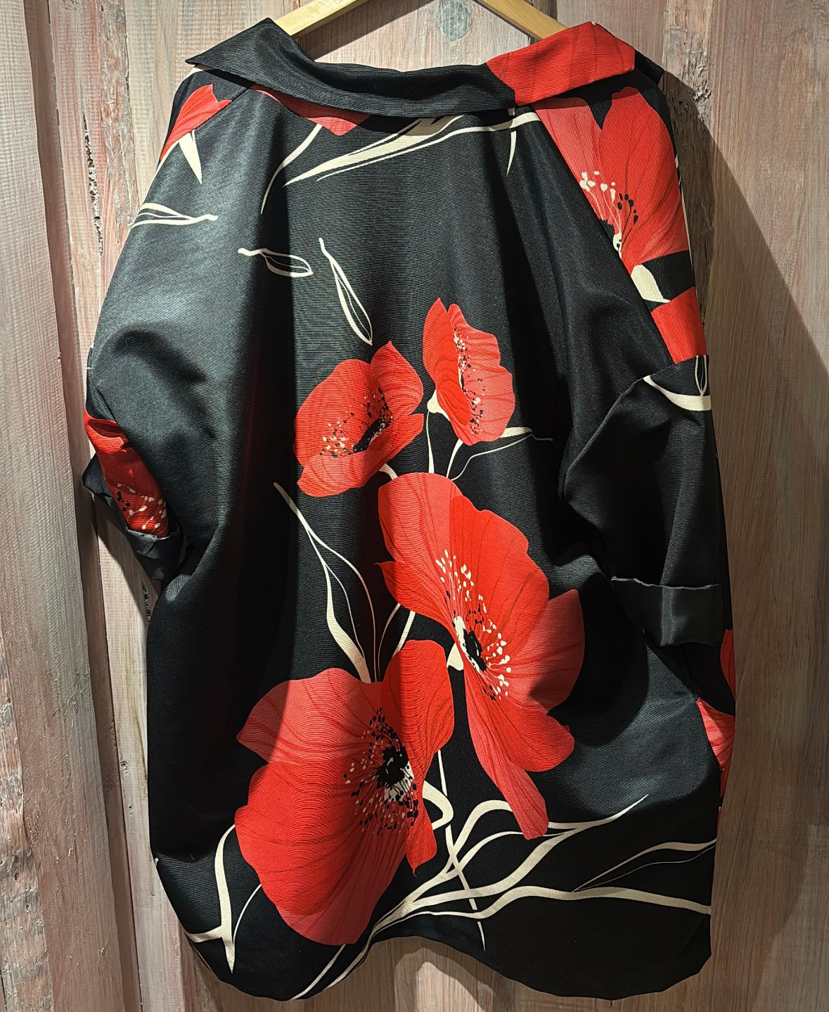 Veste Kimono "Coquelicot"